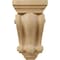 Ekena Millwork 4"W x 2 1/2"D x 7 1/2"H Cole Pilaster Wood Corbel, Cherry CORW04X02X07COCH - alternate 2